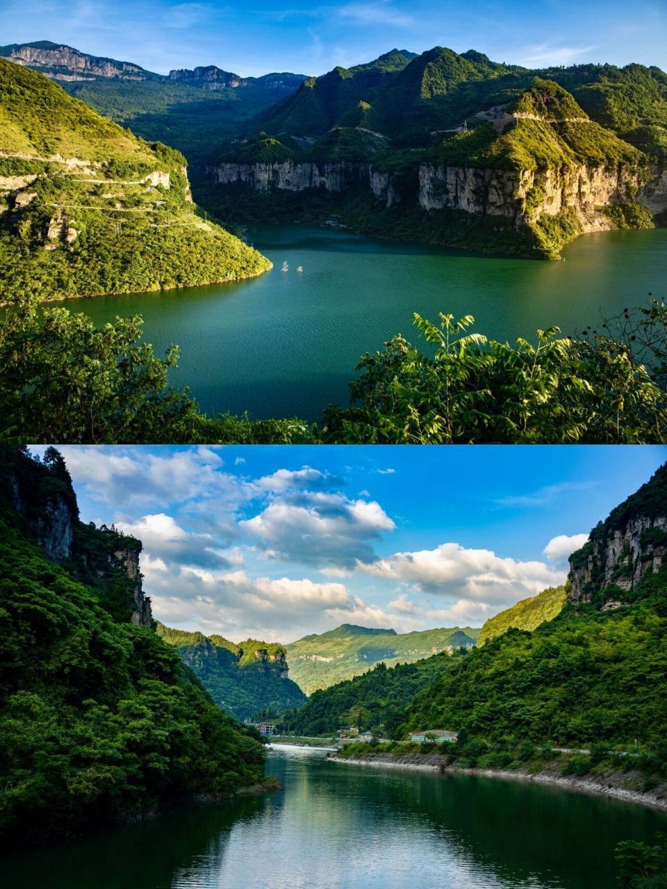 南川金山湖|峡谷 湖泊 夕阳|人少免费景美 去南川洪湖村耍水返程,路过