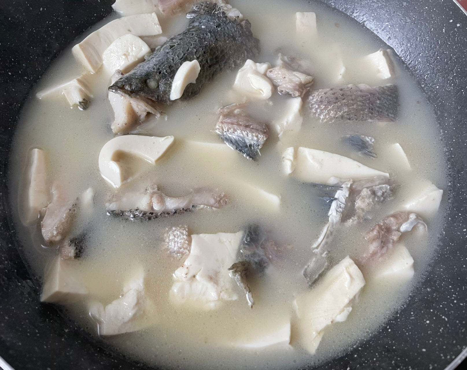 财鱼豆腐汤～术后补汤(365道之第37道) 外卖财鱼汤50起步,我还是选择