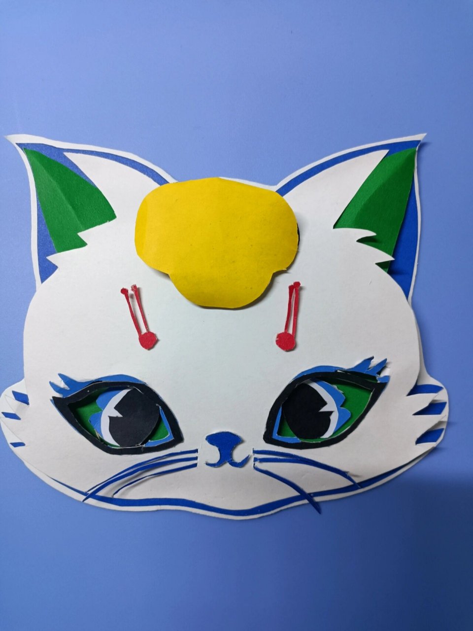 手工头饰 手工面具 这周的手工课作业是做头饰面具   在网上找的平面