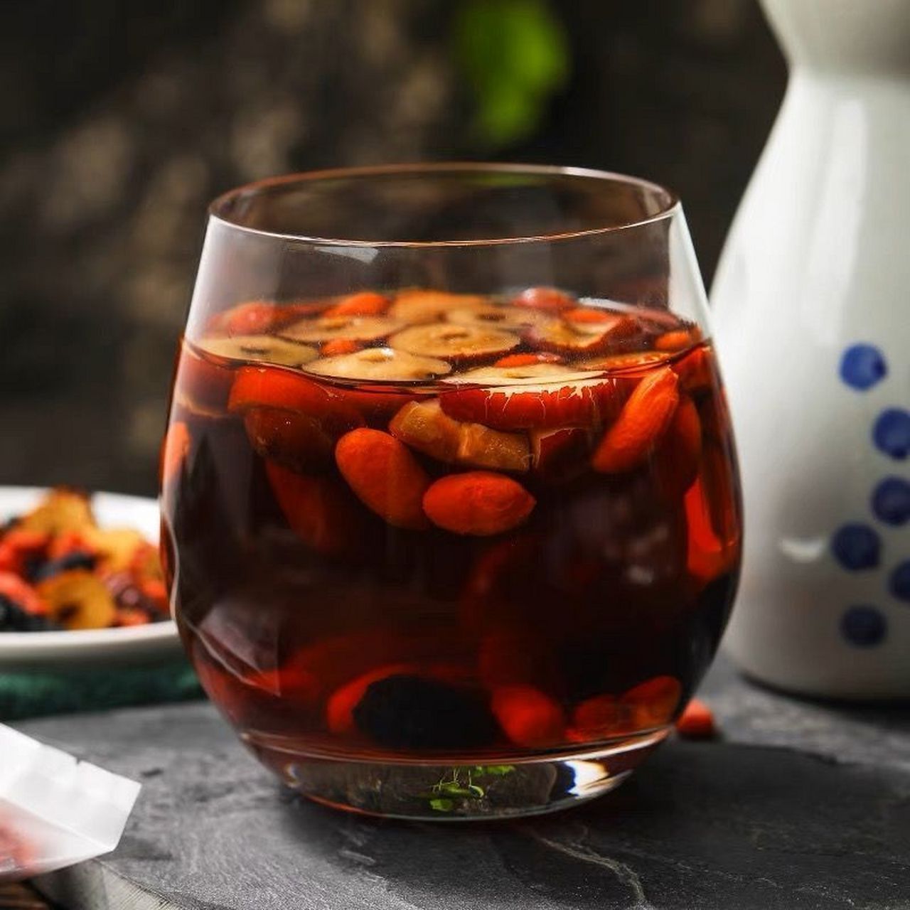 养生少女们冲啊!  【12.9】枸杞桑葚红枣茶40包  内含枸杞,黑枸杞,红