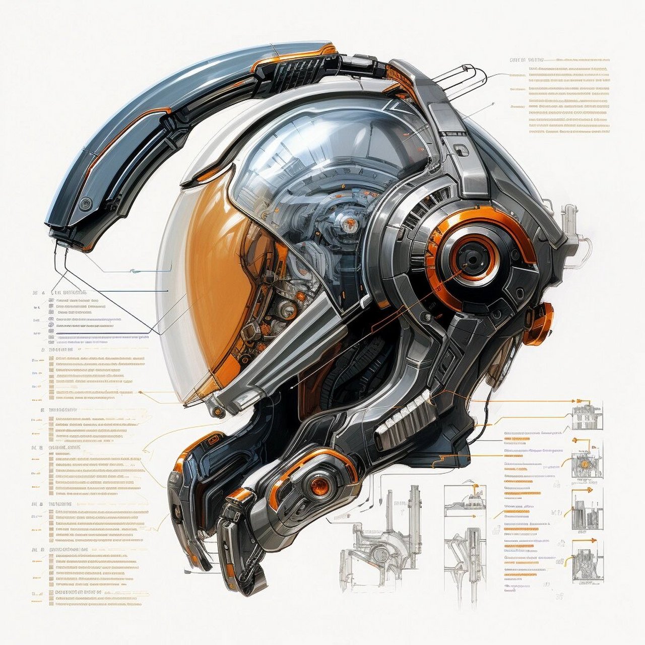 道具篇 | 特种作战军用头盔 #概念设计# #ai# #赛博朋克# #科幻##头盔