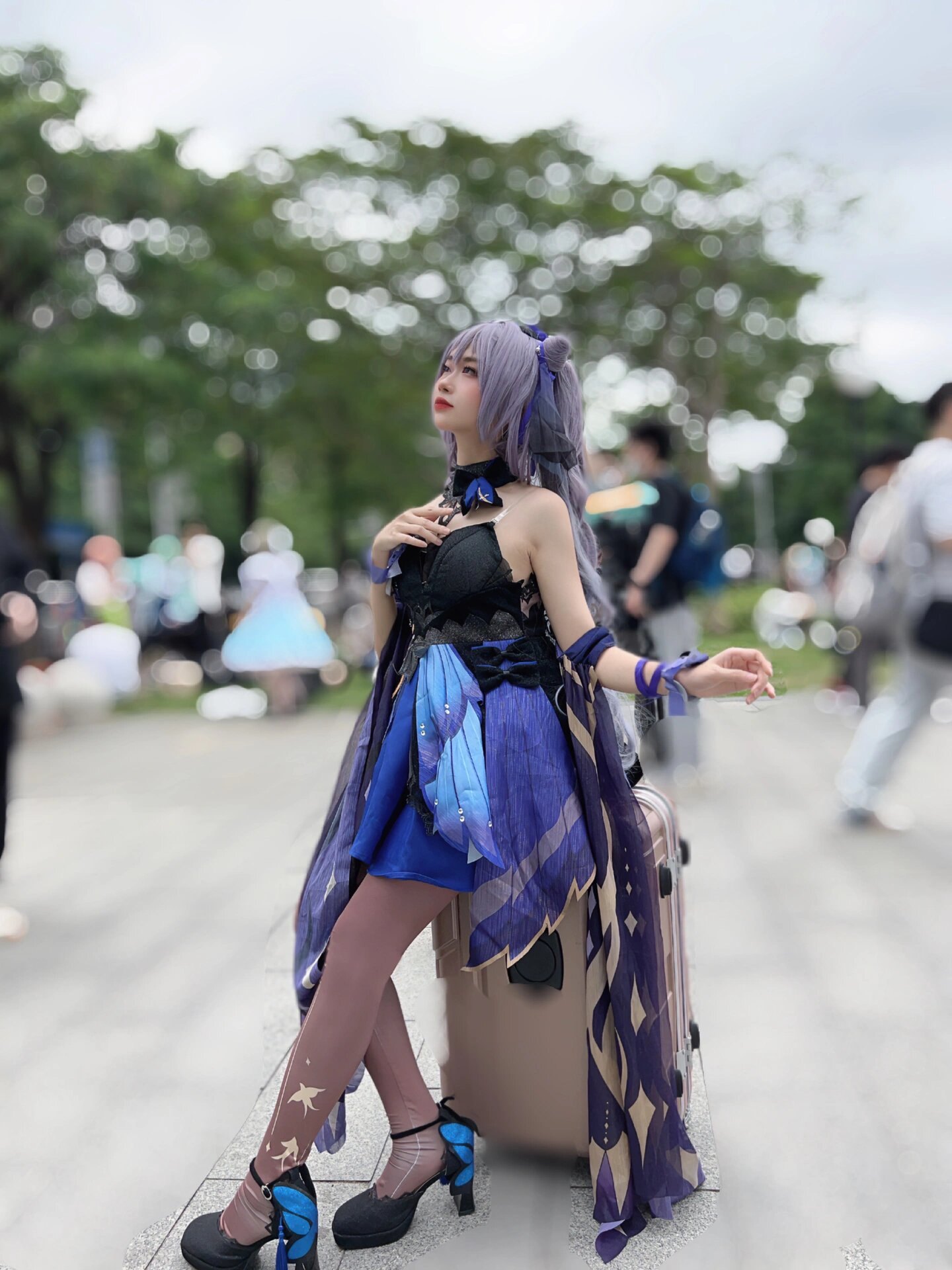 原神刻晴霓裾翩跹cos鞋子定制