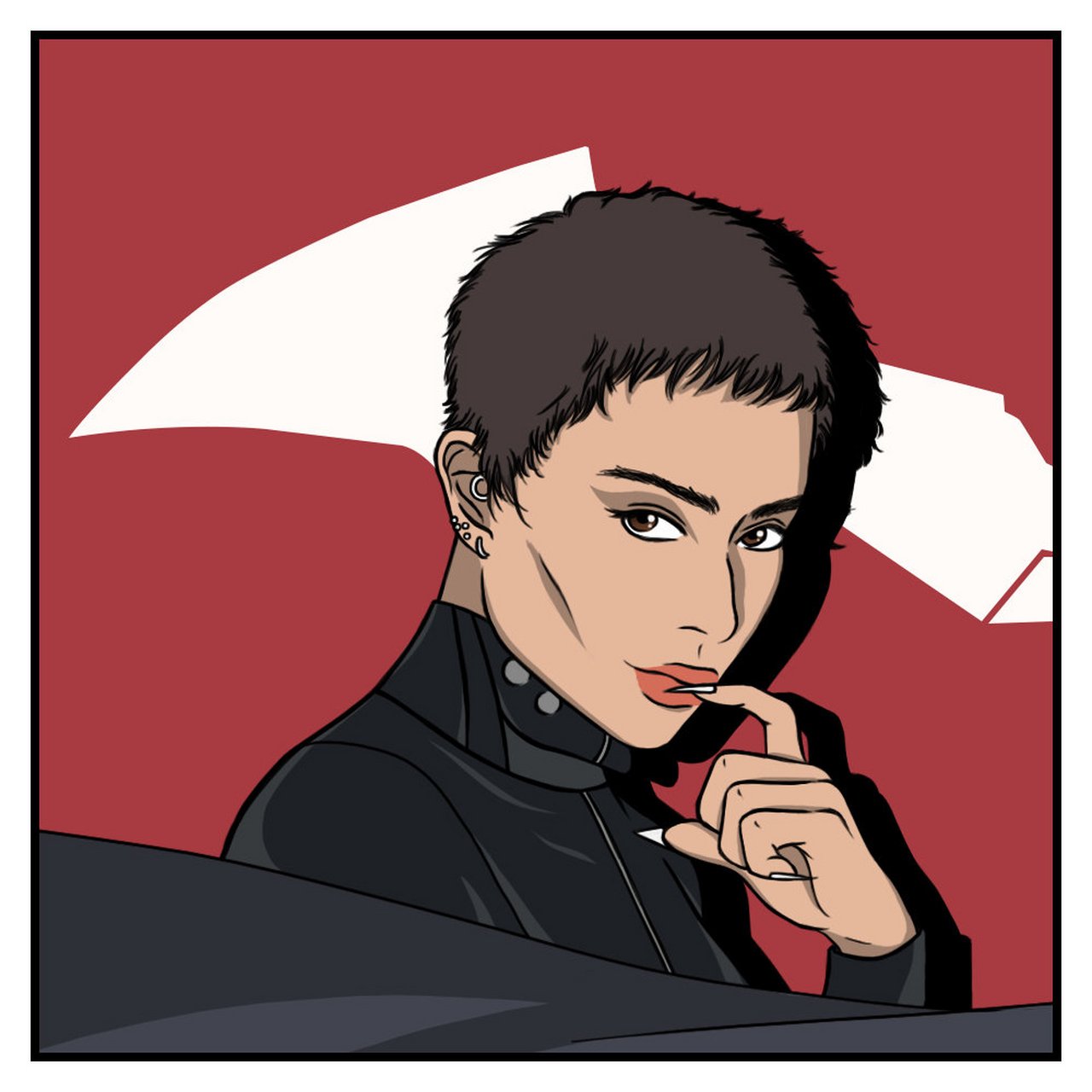 有观影仪式感的头像增加了,蝙蝠侠&猫女!