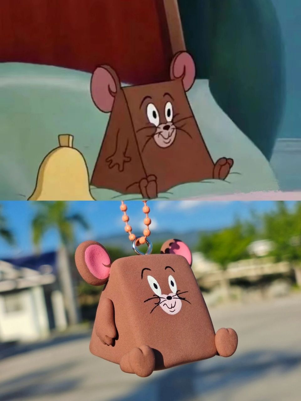 变成奶酪的杰瑞|附教程 变形的杰瑞好可爱呀～ 教程在p4,一看就会