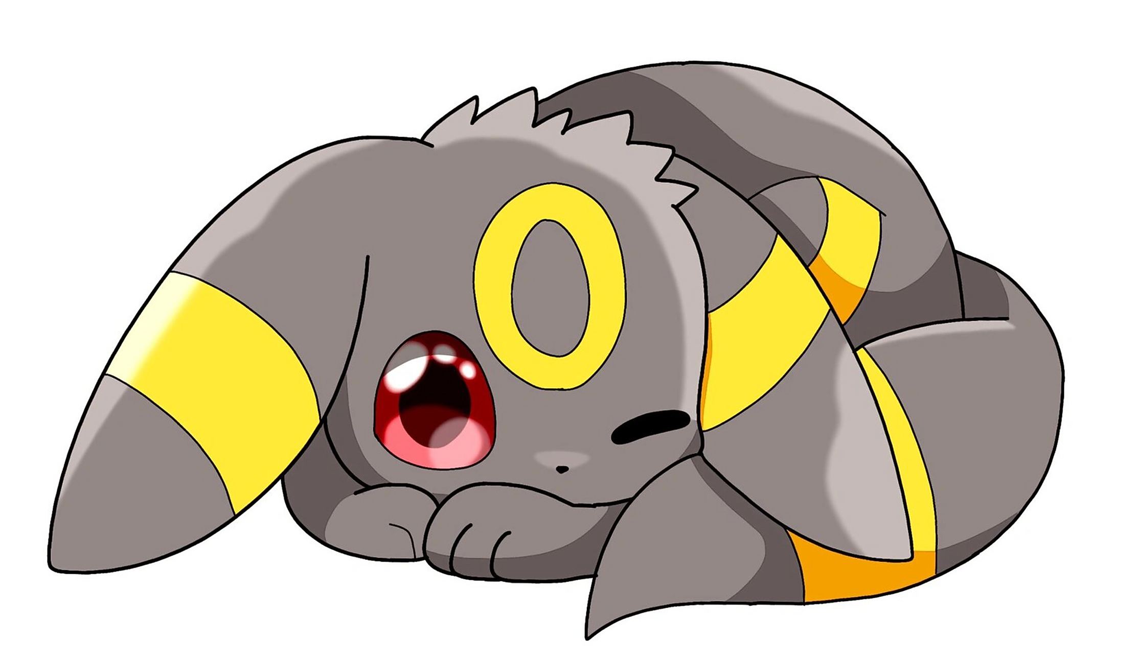 宝可梦月亮伊布 月亮伊布(日文︰ブラッキー,英文︰umbreon)是恶属性