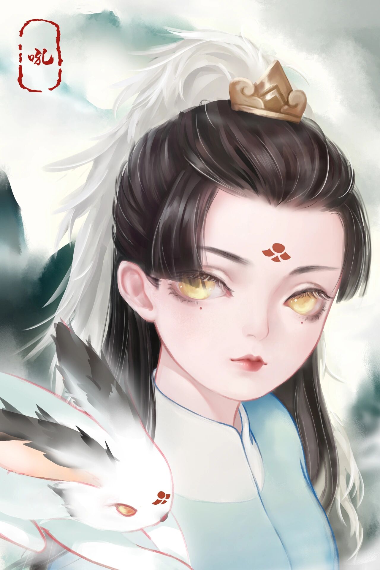 【壁纸头像】山海经异兽拟人插画头像 山海经异兽有很多 喜欢插画的小
