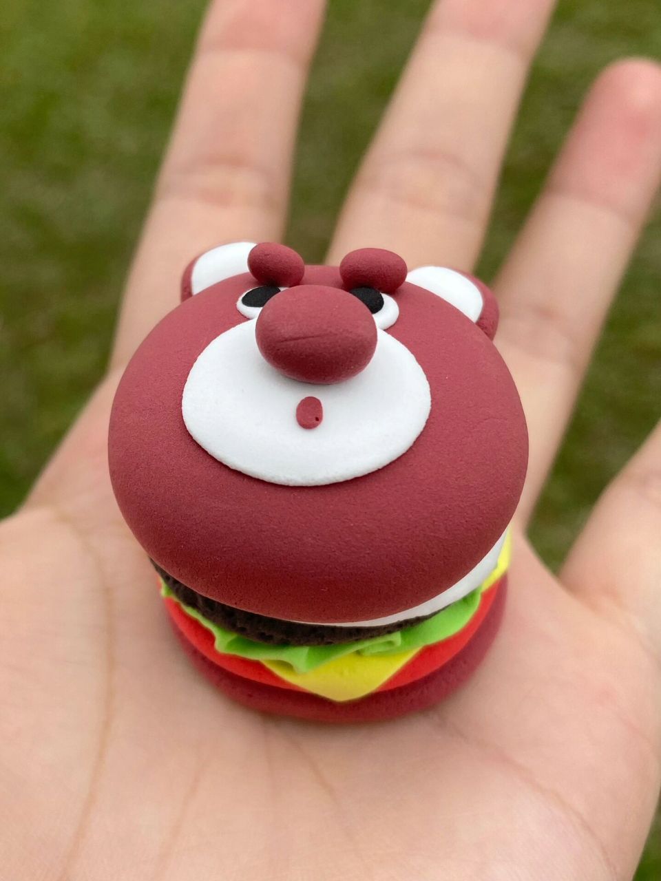 92汉堡系列-91草莓熊汉堡包轻粘土教程 93真的不是熊大!