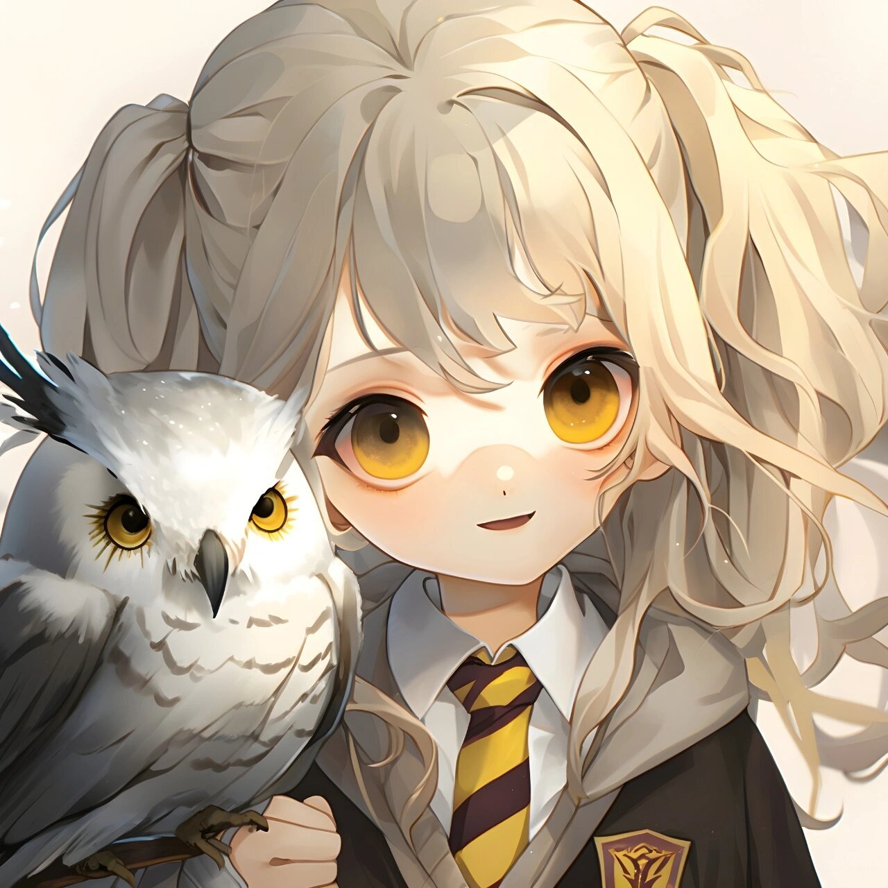 32哈利波特赫奇帕奇 可爱风格的哈利波特系列头像,稍稍提高了完成度