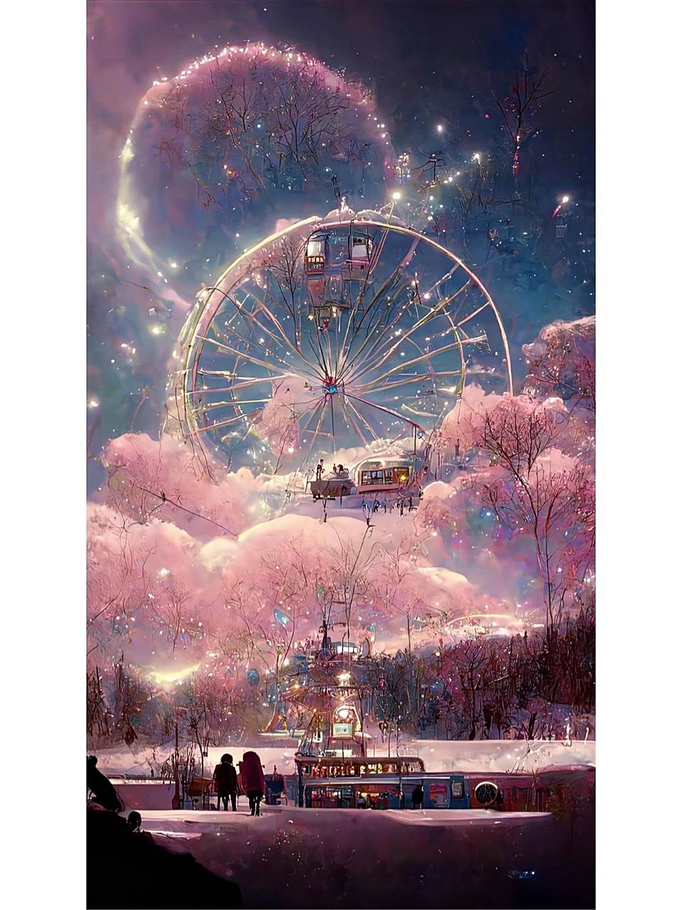 梦幻摩天轮壁纸 慢慢来吧,总有一场相遇是相互喜欢,相互欣赏,相互成长