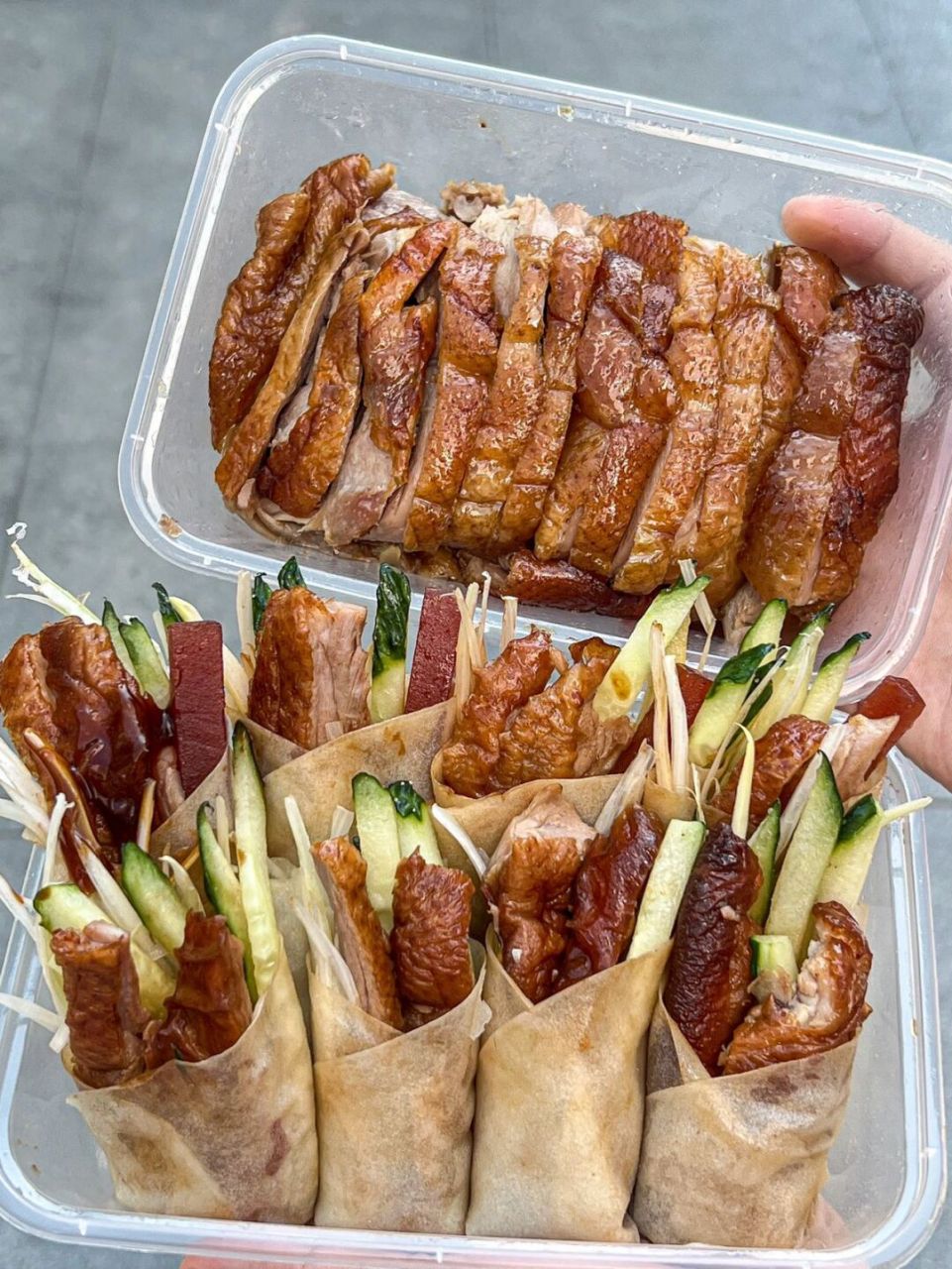 外卖# #武汉小吃# #片皮鸭# #北京烤鸭# #好吃的外卖# #烤鸭##魏汉