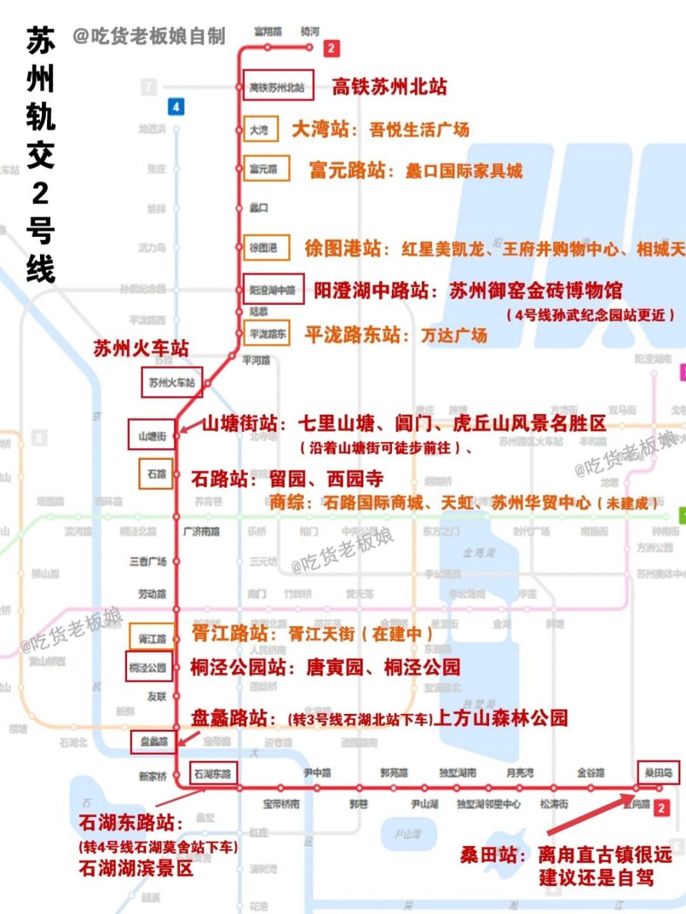 苏州地铁沿线景点商综大全6015熬夜总结01 熬夜整理了这份 地铁