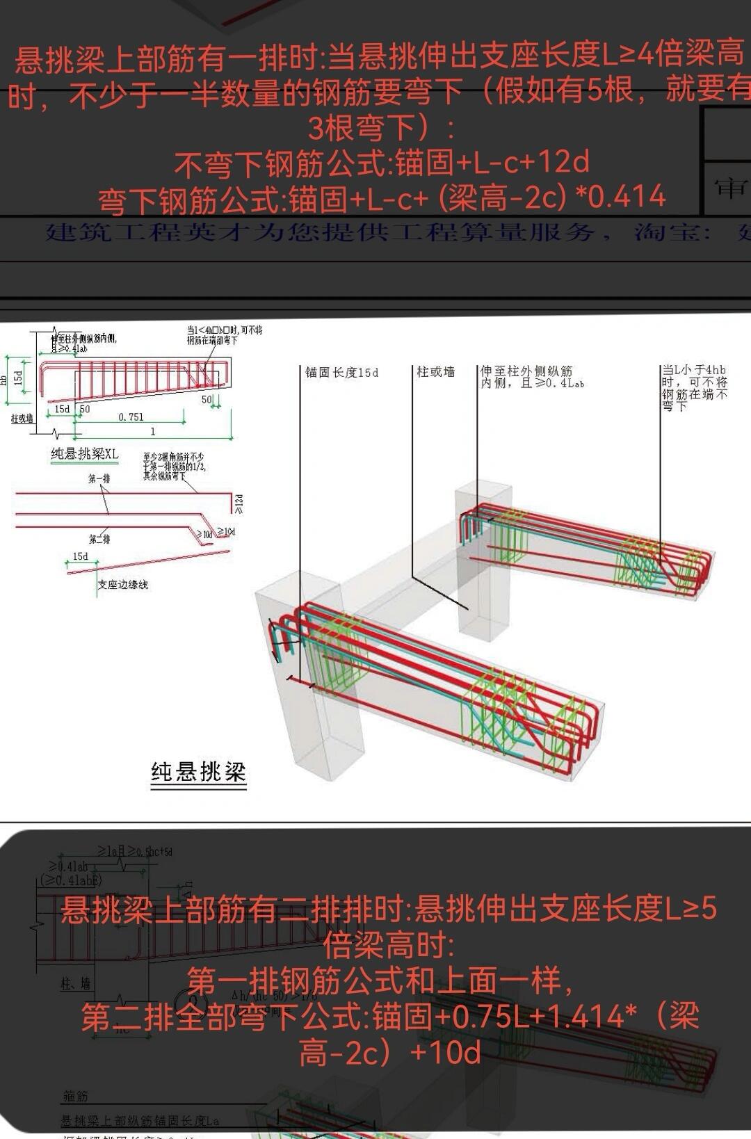 悬挑梁钢筋图片