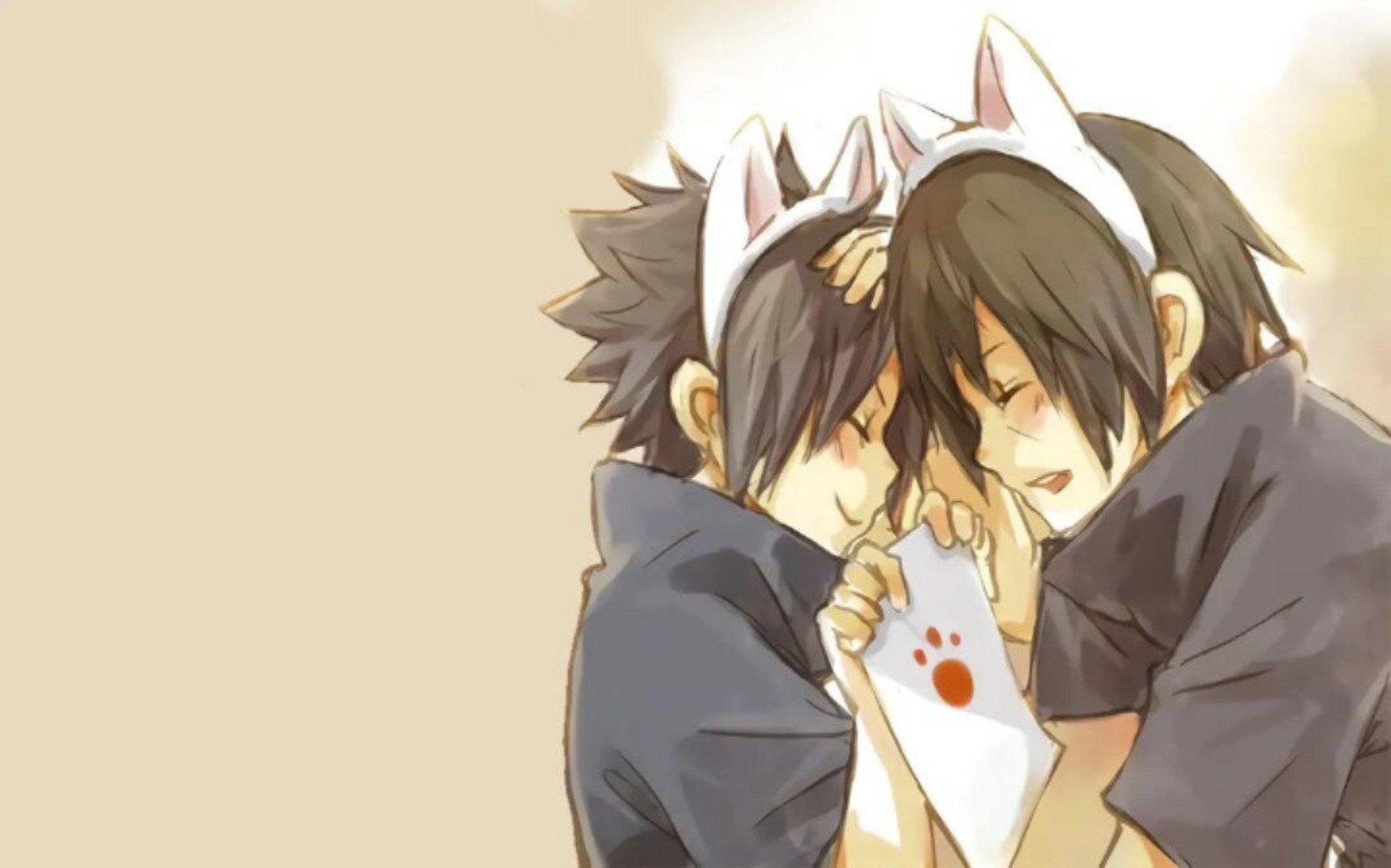 可爱的鼬和佐助兄弟图片