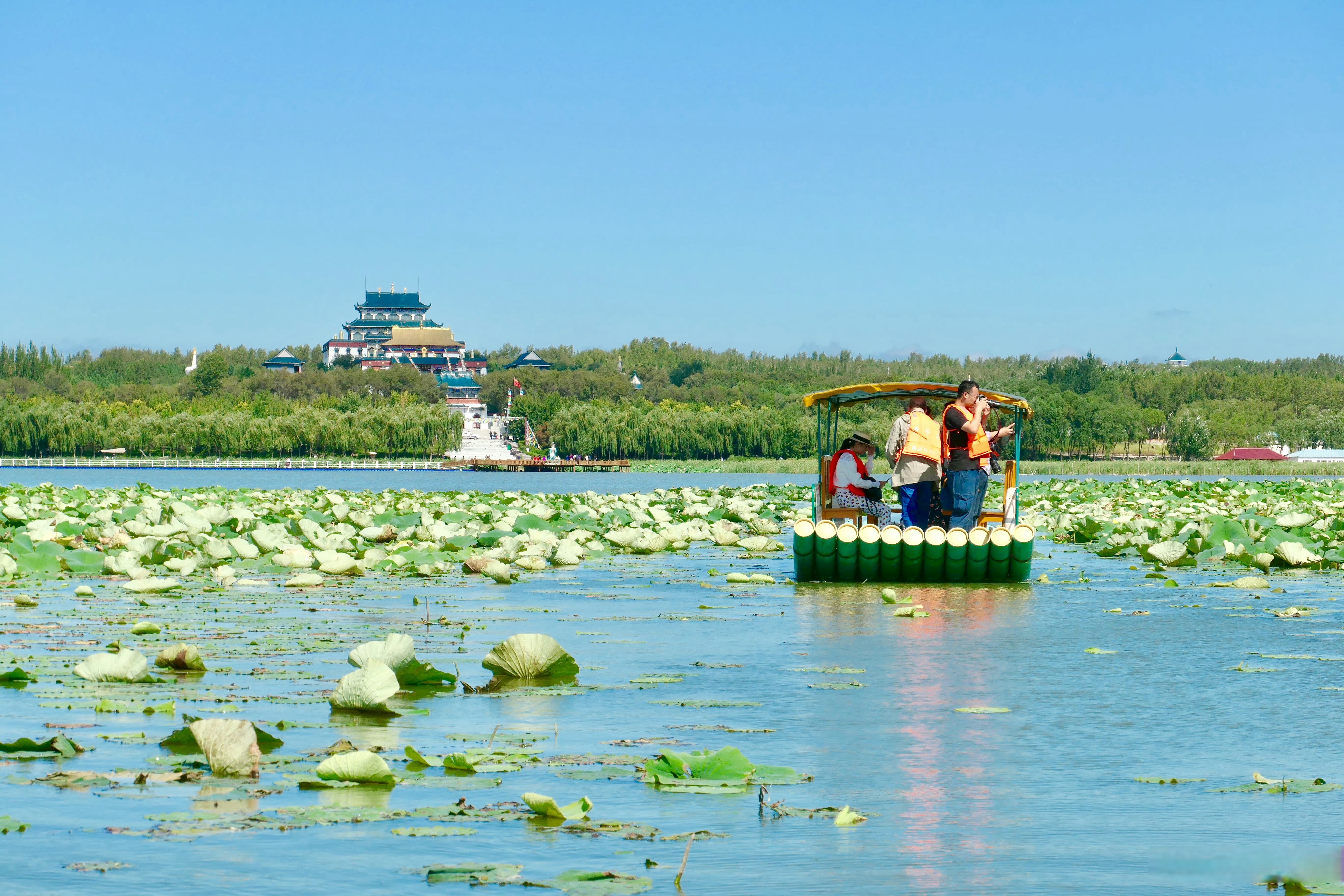 吉林松原,查干湖&大地花海