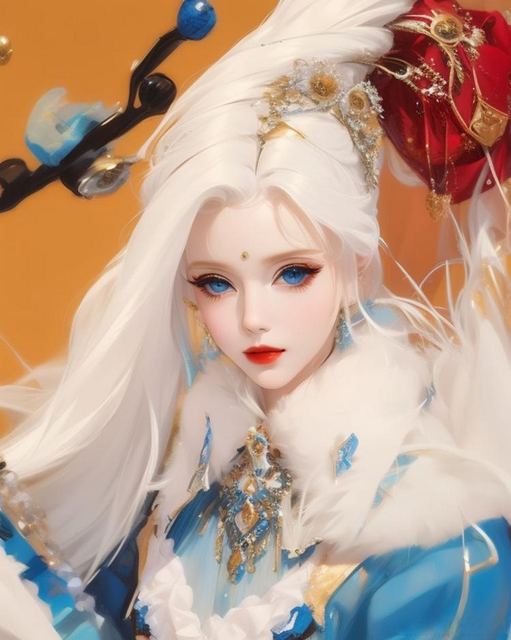 快雪时晴霁无瑕,ai肖像.#霹雳布袋戏##霹雳布袋戏##霁无瑕##霁无瑕