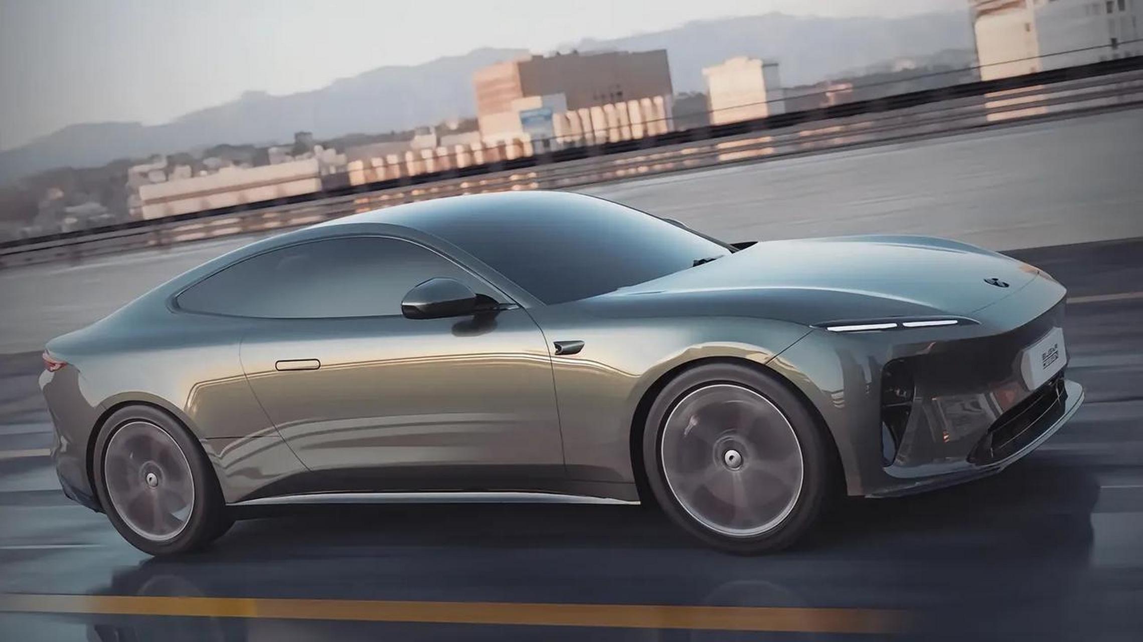 蔚来ep5双门纯电动轿跑车惊艳亮相电动轿跑高颜值