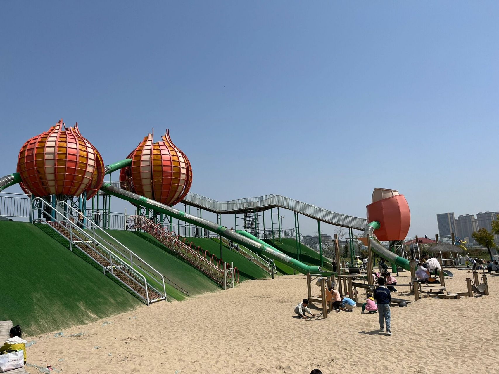 蚌埠宝藏遛娃|禾泉小镇好大一个乐园 据说这是蚌埠皖北最大的"无动力