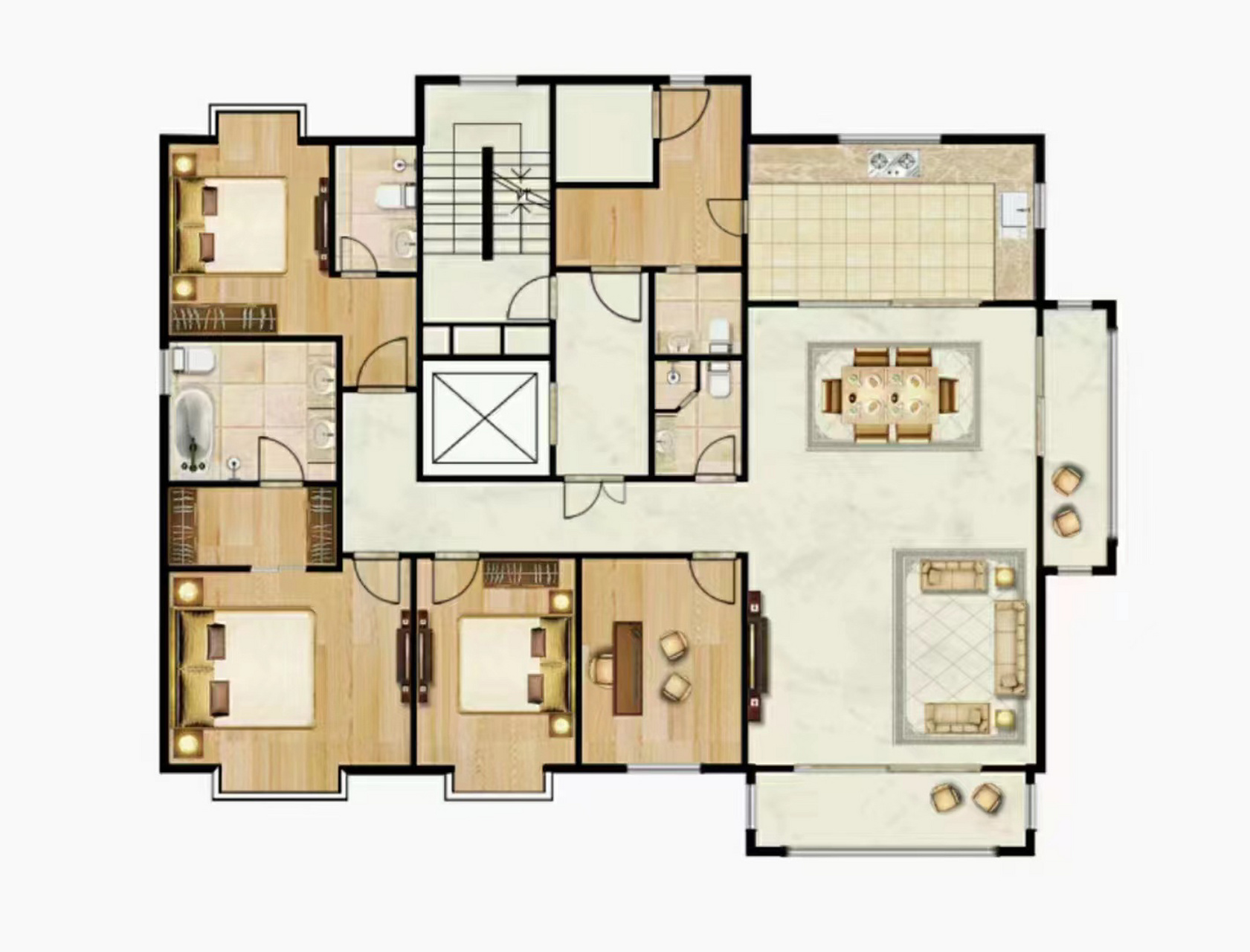 淮海名邸二期|新出266㎡|一层一户|降价97售 91淮海名邸·二期