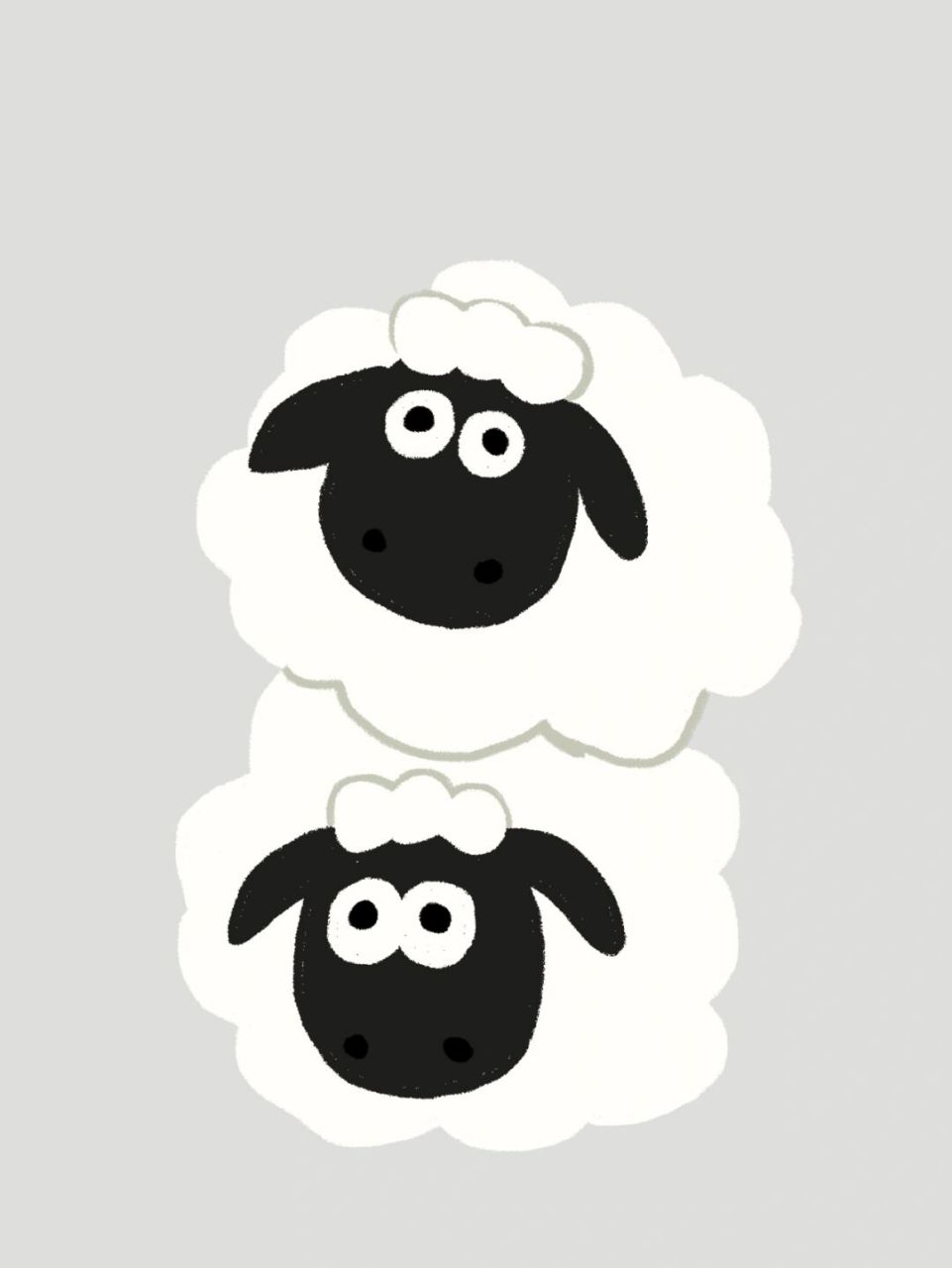 小羊肖恩可爱头像壁纸 小羊叠叠乐,无法舍弃的经典[亲吻][打call]