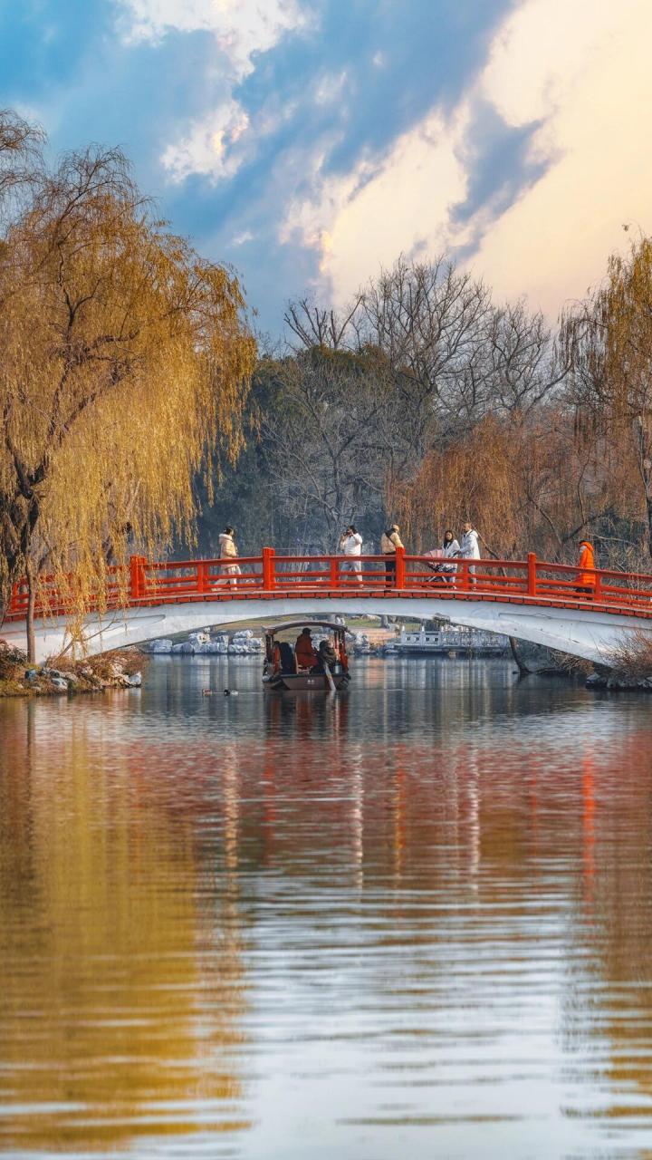 冬季瘦西湖 扬州瘦西湖 .