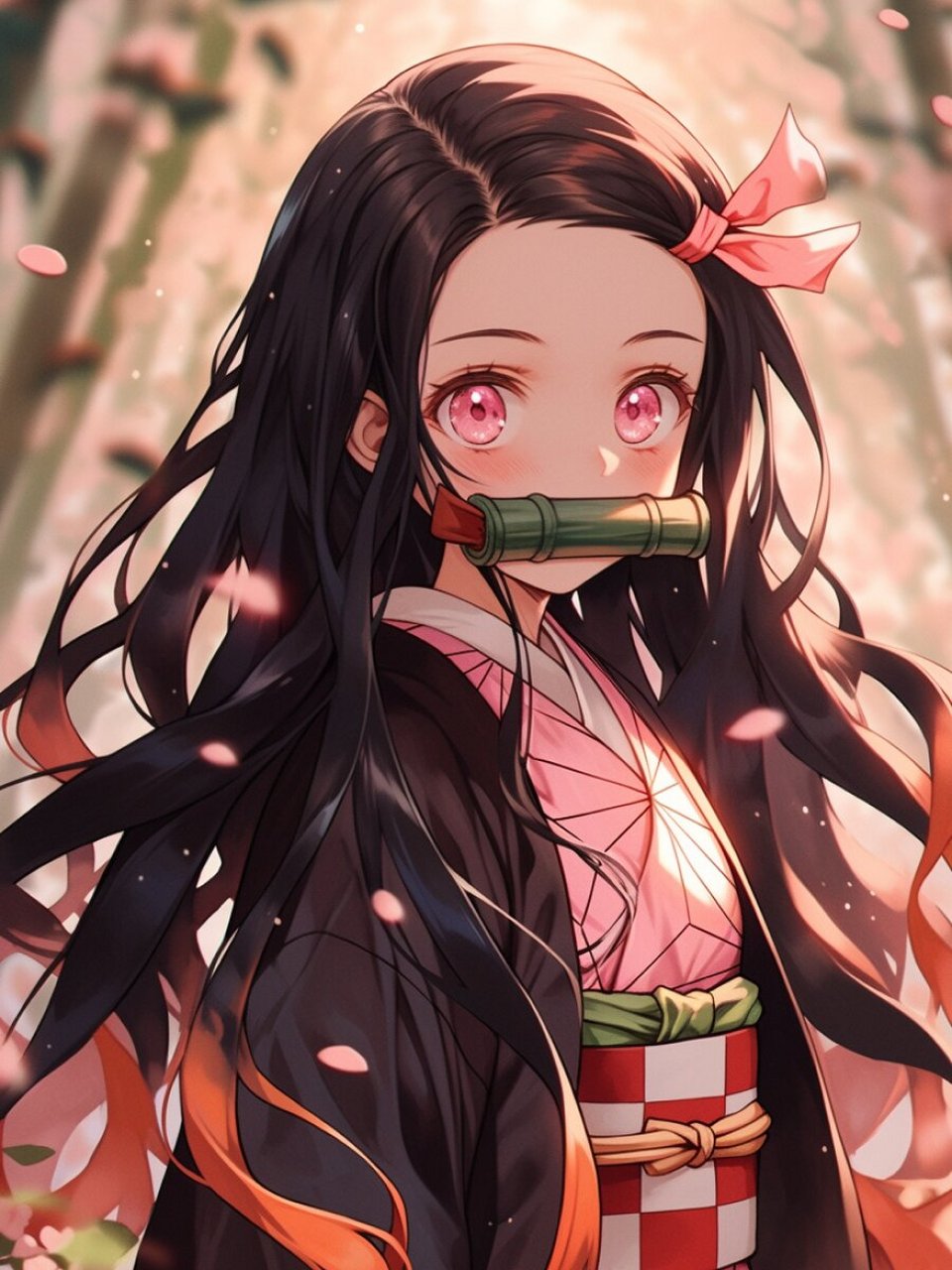 【鬼灭之刃】灶门祢豆子丨精美壁纸(下) 人类姿态 祢豆子变为鬼之前的