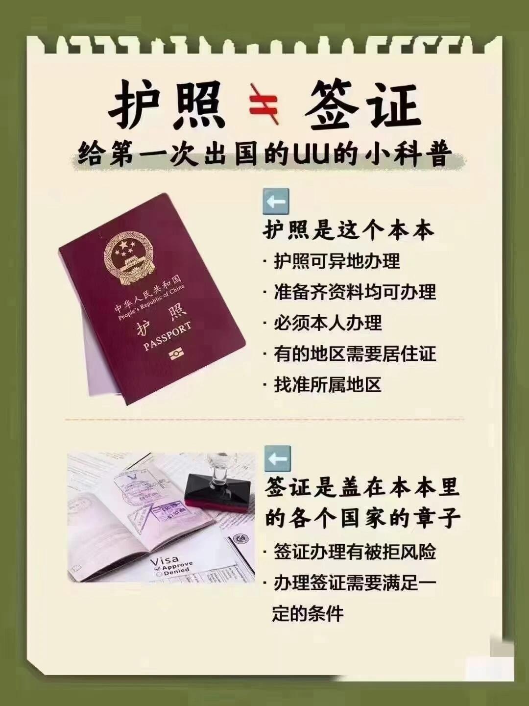 签证和护照有什么区别图片