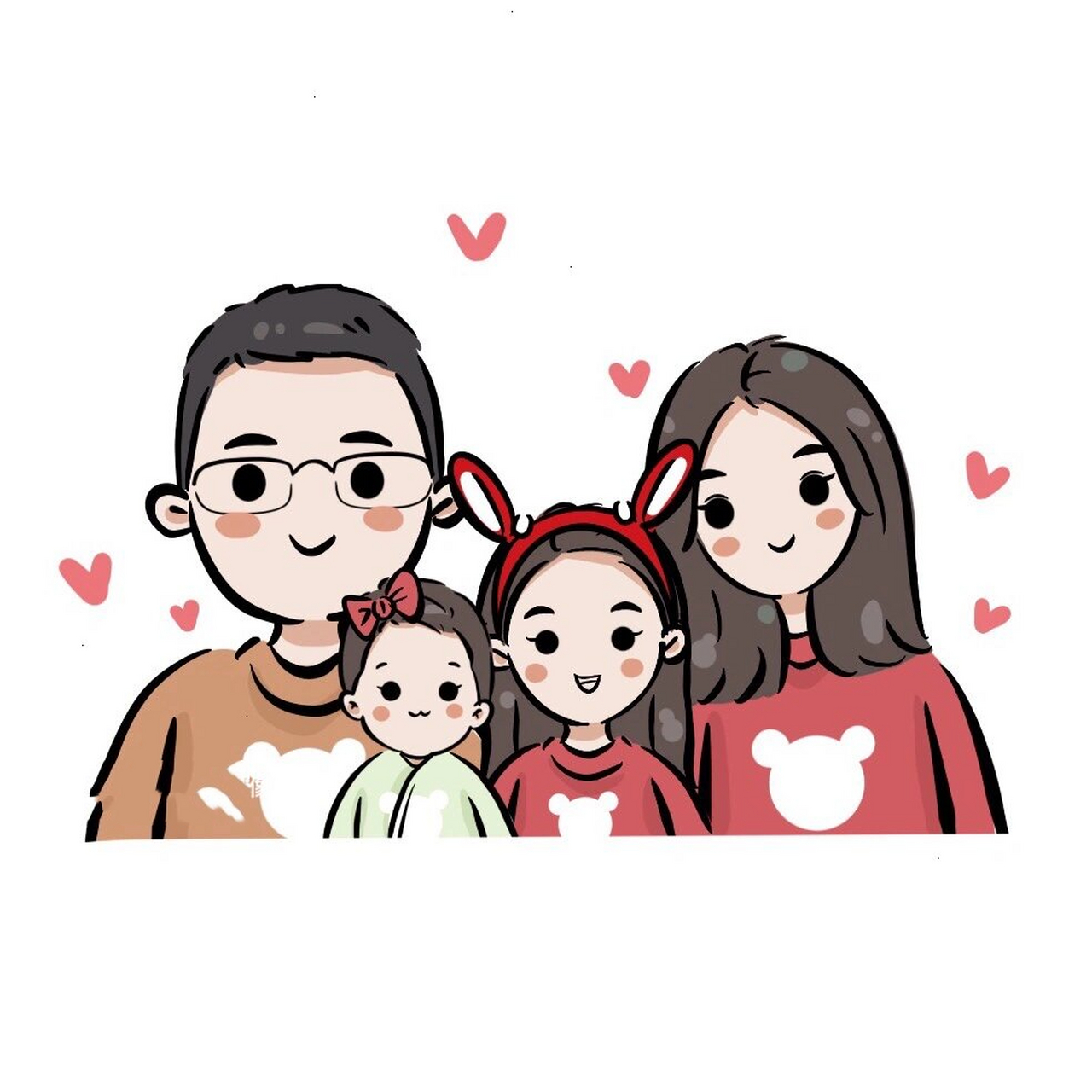 头像,超可爱,幸福的一家四口 幸福美满的家庭～可可爱爱的一家人98