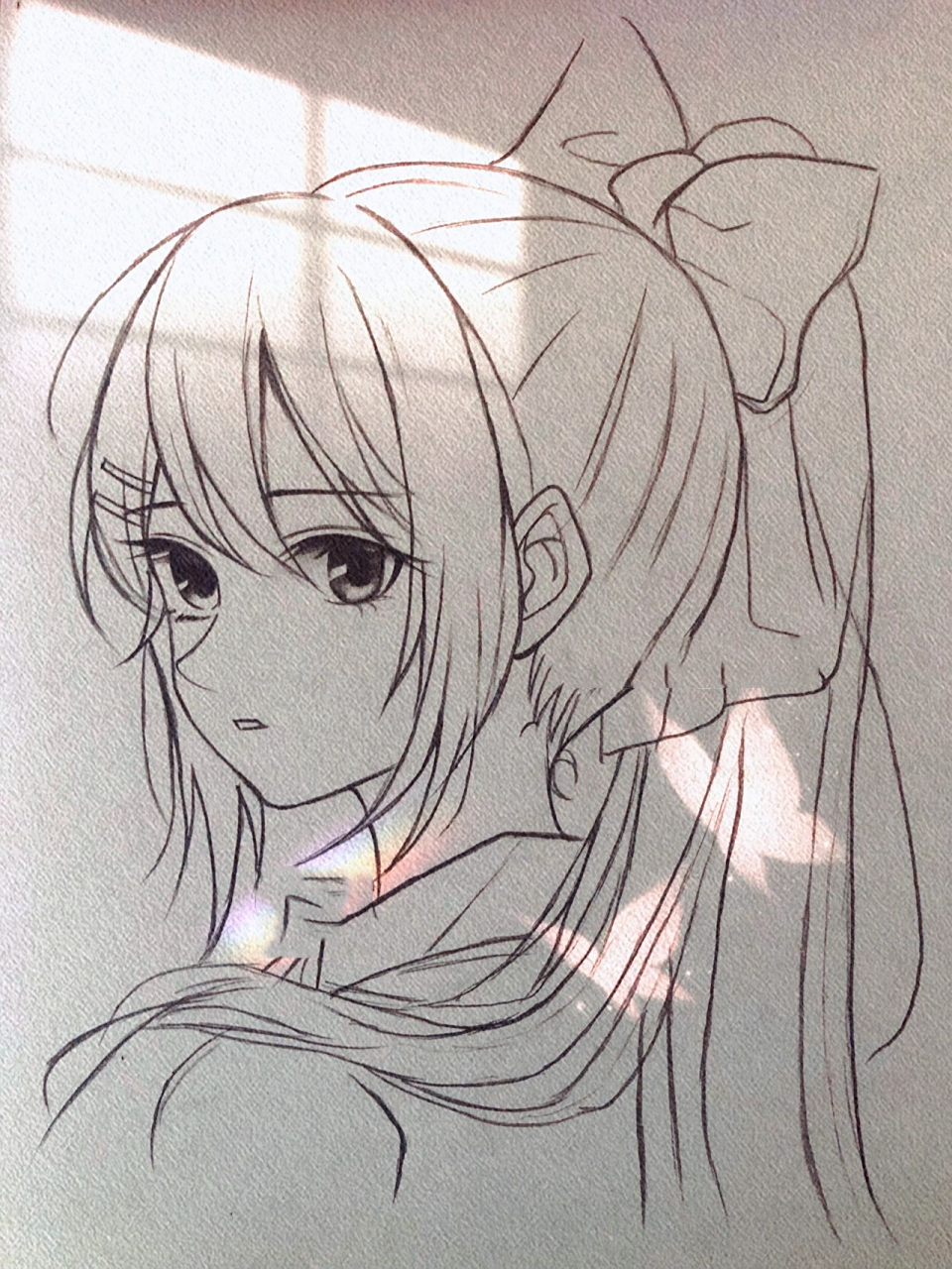 临摹出处: 工具:自动铅笔 老人头素描纸 ——