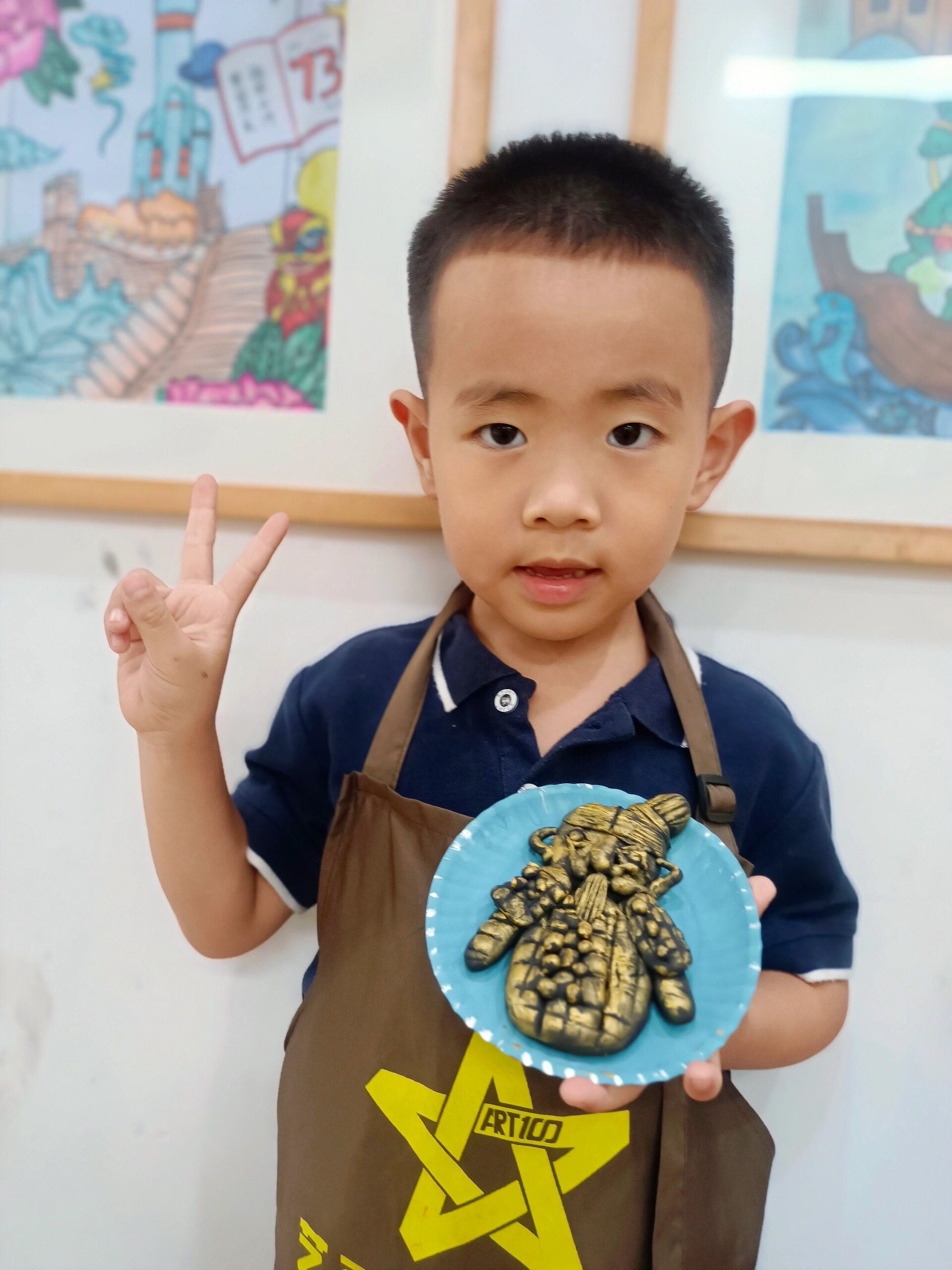 黏土手工课:《兵马俑