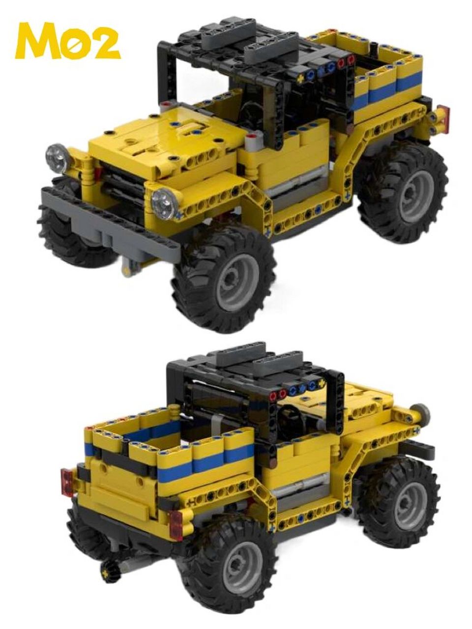 乐高42122 jeep 套改moc 42122套内moc图纸 想要私,5r/套