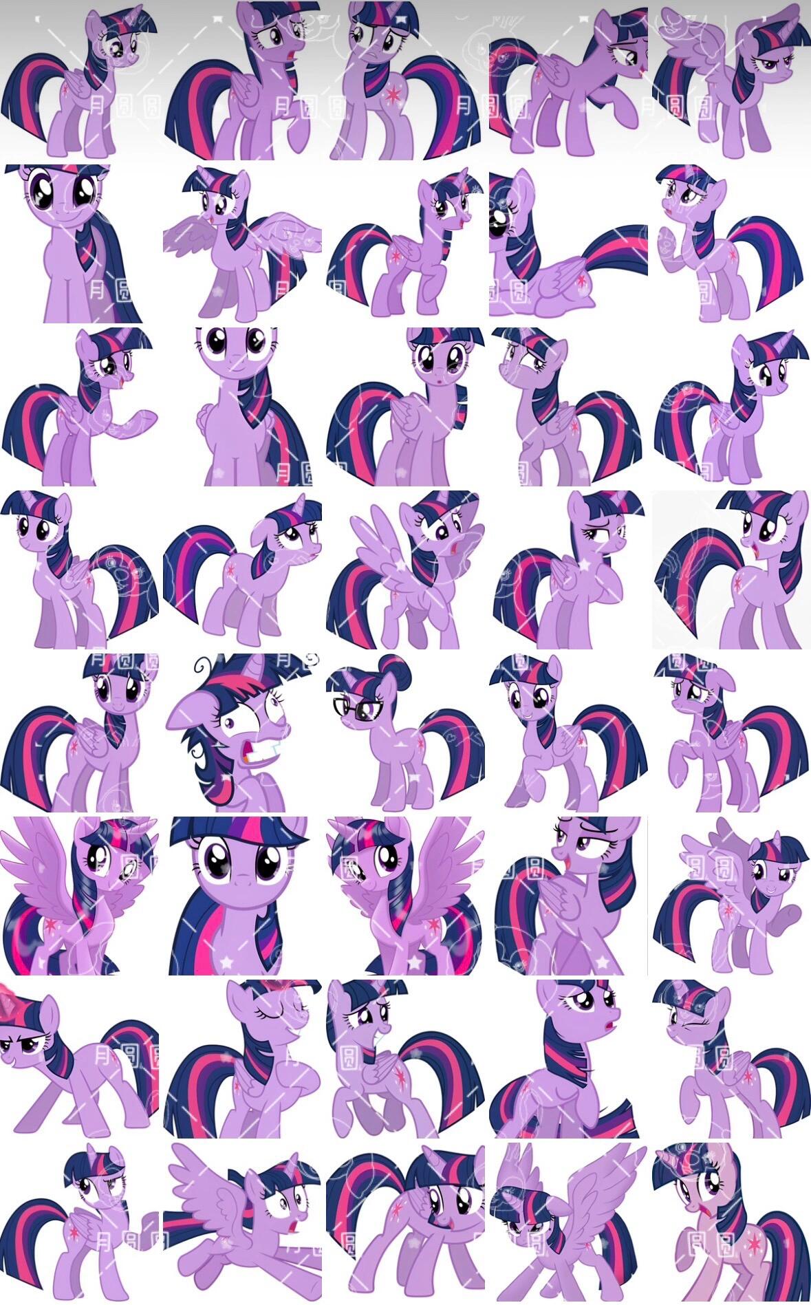 90小马宝莉紫悦高清白底素材90