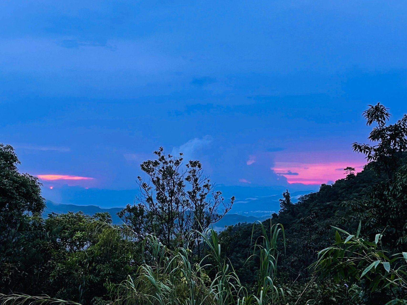 惠东白马山7215,虐路线徒步! 全程15公里,耗时9个小时,摸黑下山.