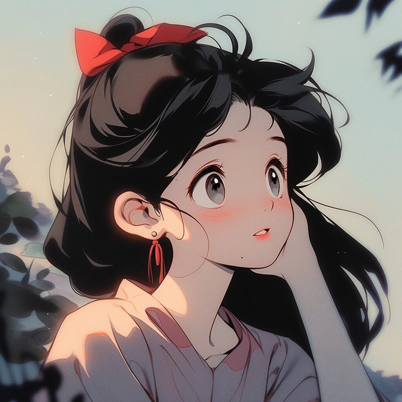 少女头像丨起风了