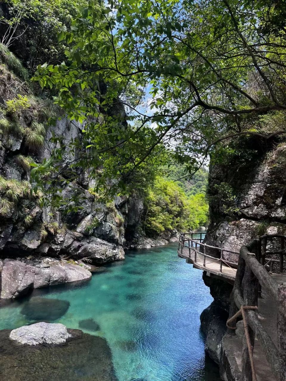 石台牯牛降 可以堪称小九寨沟,景色太美了