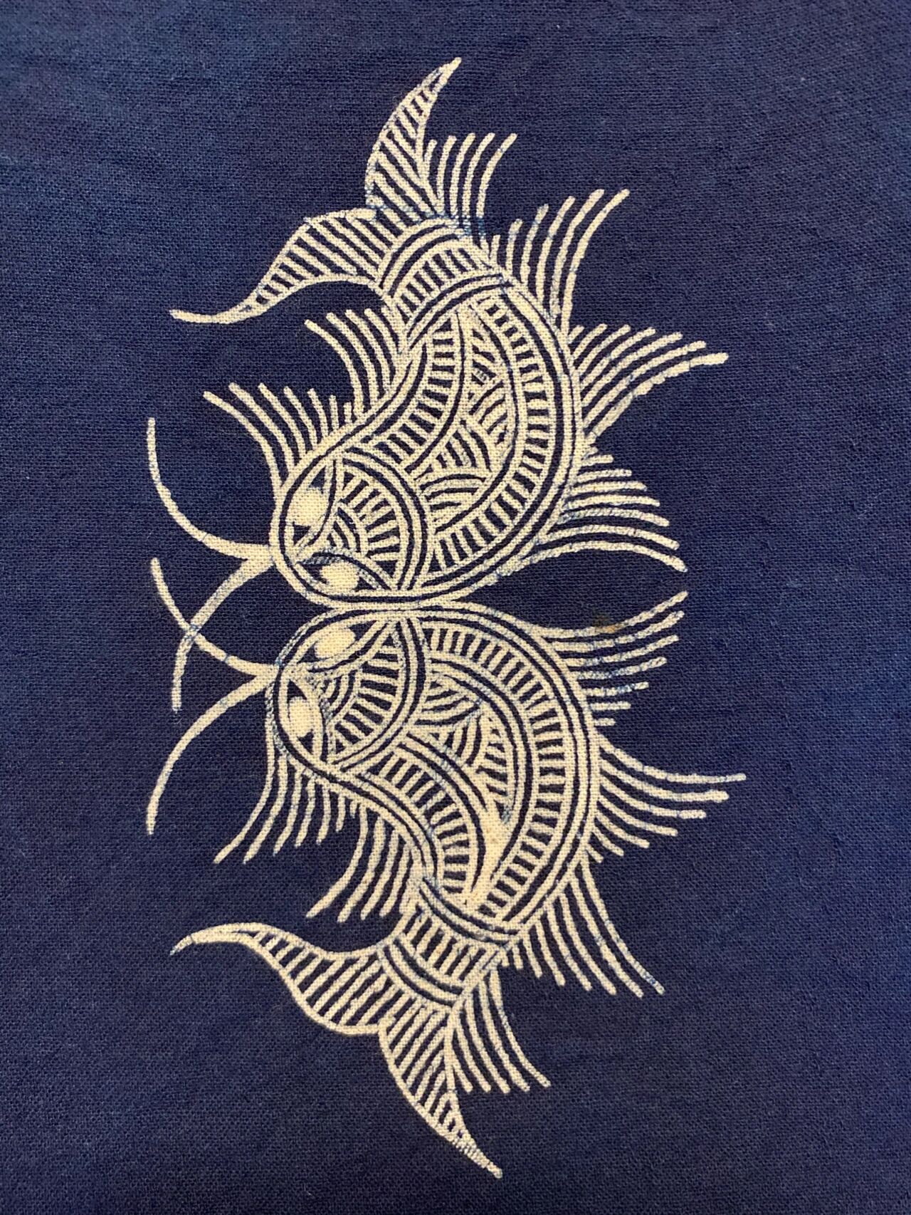 非遗苗族蜡染传统图案—鱼儿篇 蜡染艺术经过悠久的历史发展过程,积累