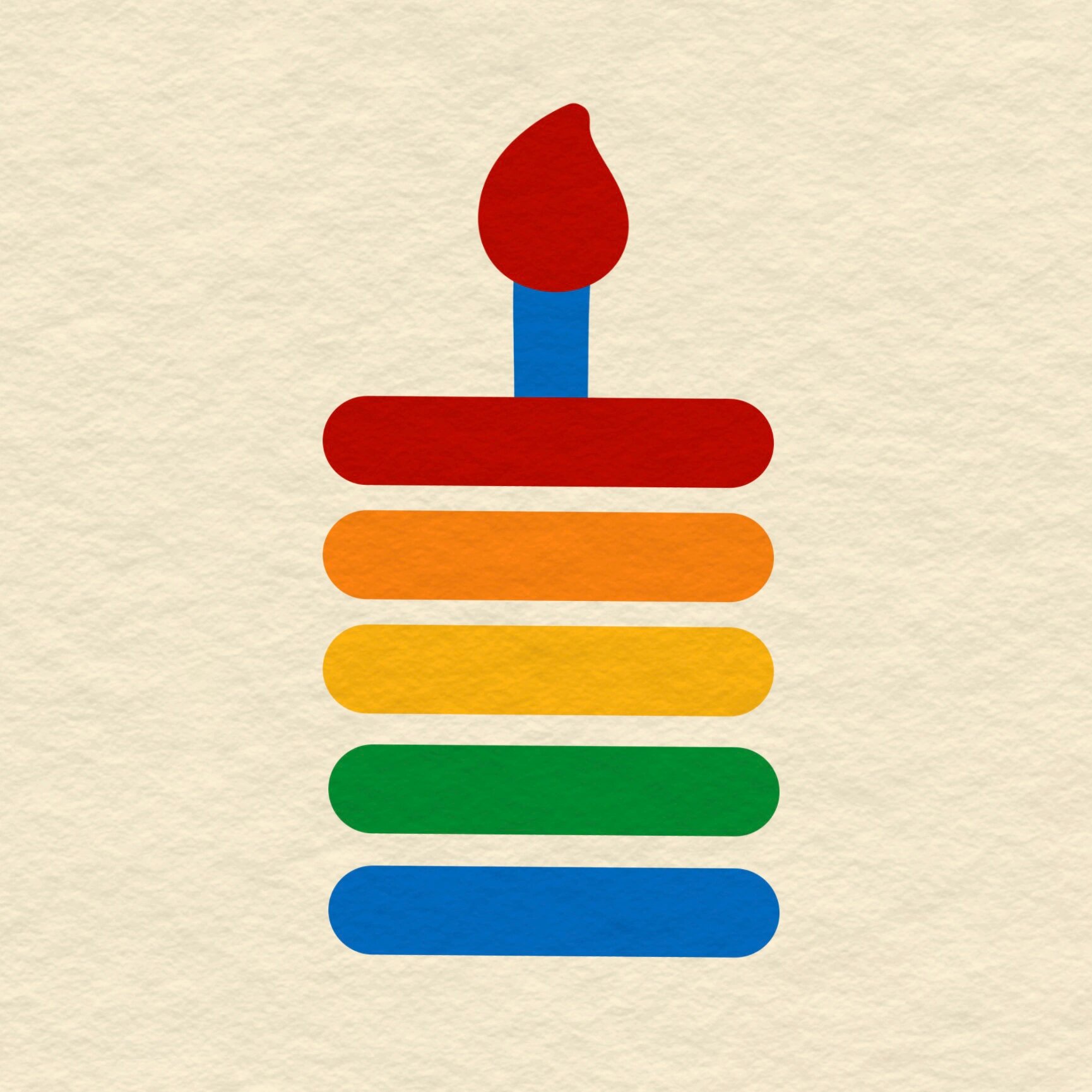 速速收藏⭐生日插画素材❤️💛💚💙生日贴纸