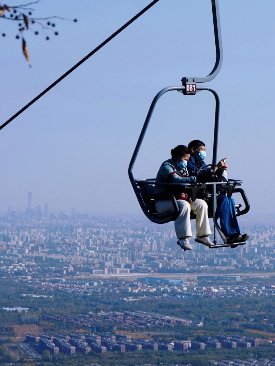 香山缆车 香山缆车07, 真想把这些照片发给缆车上的人 还他们一个不