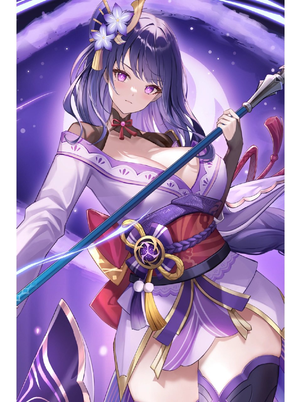 【原神】紫色战神—雷电将军 喜欢的请点赞关注我哦,需要高清原图可以