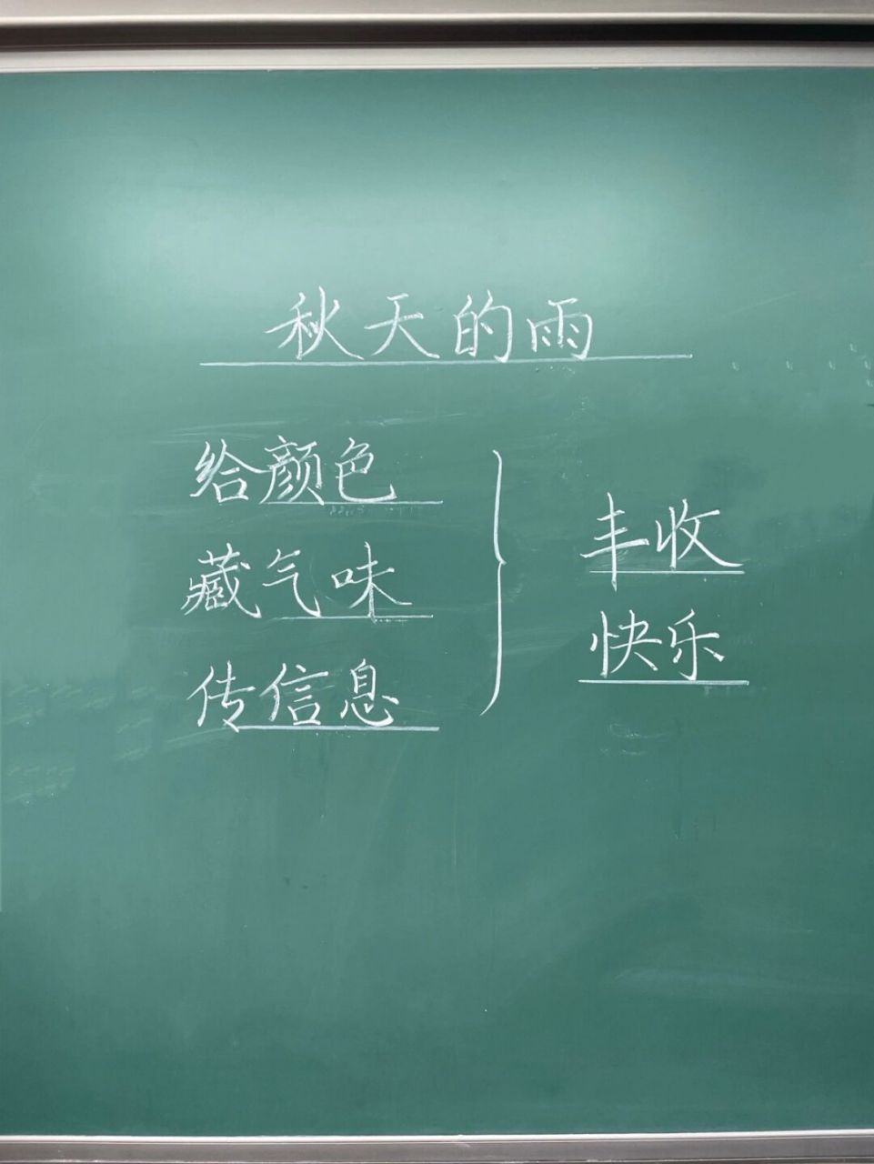 《秋天的雨》板书设计77教学设计 #小学语文备课# #板书设计# #小学