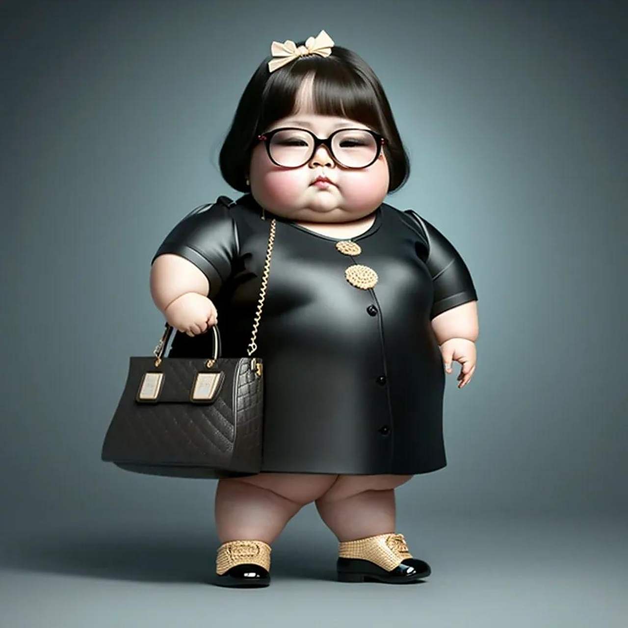 微胖女孩头像集锦,拿走不谢微胖02