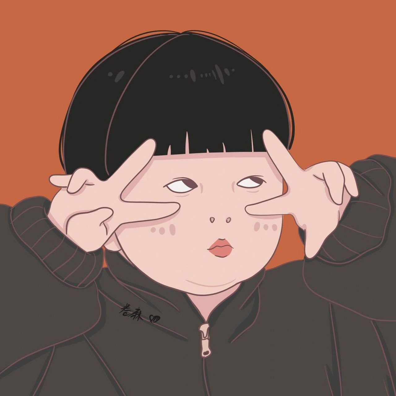 插画 | 情侣头像 |一屋两人三餐四季 图片92二改92商用92去签名