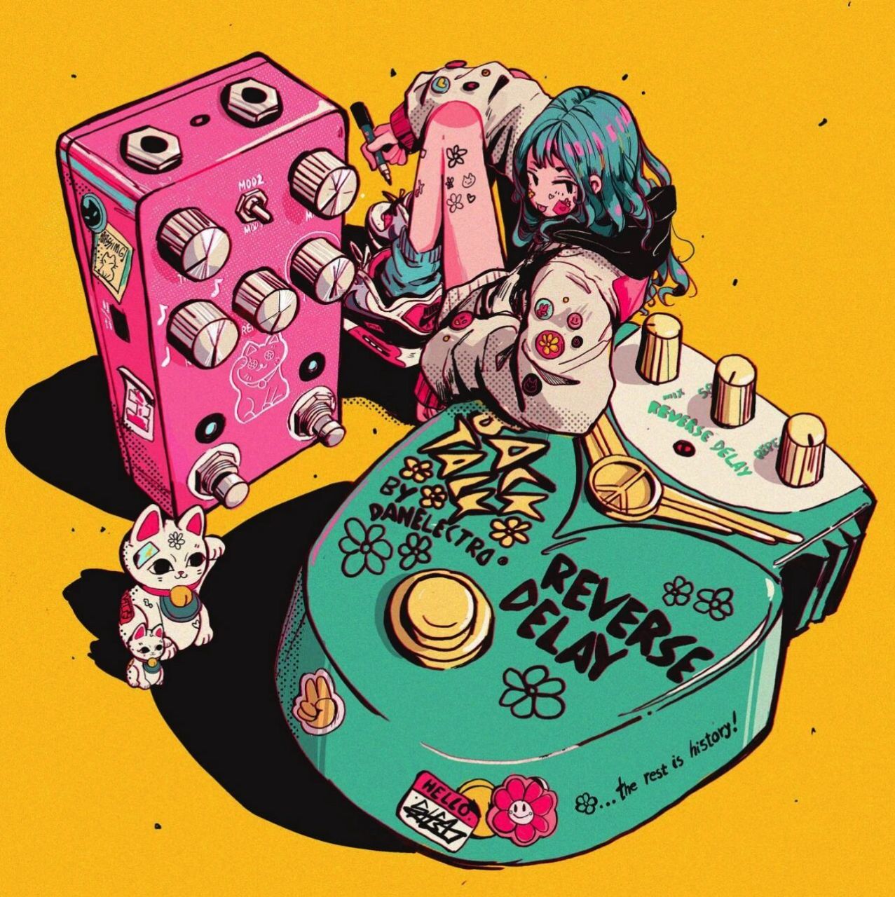 画师推荐 | 如此色彩惊艳的日系画风喜欢嘛 96来自ins画师:curis