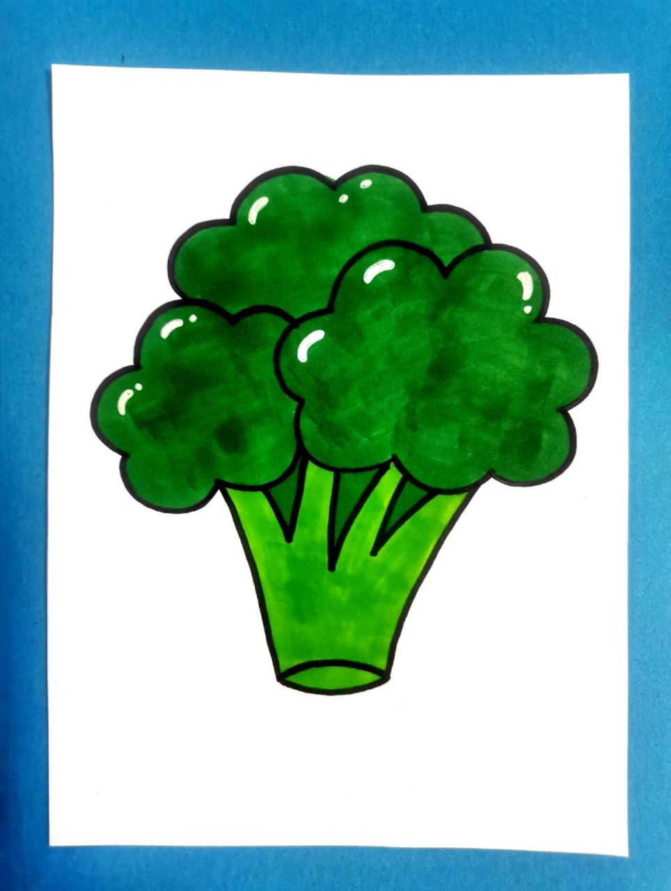 西兰花简笔画,蔬菜简笔画 西兰花简笔画,蔬菜简笔画