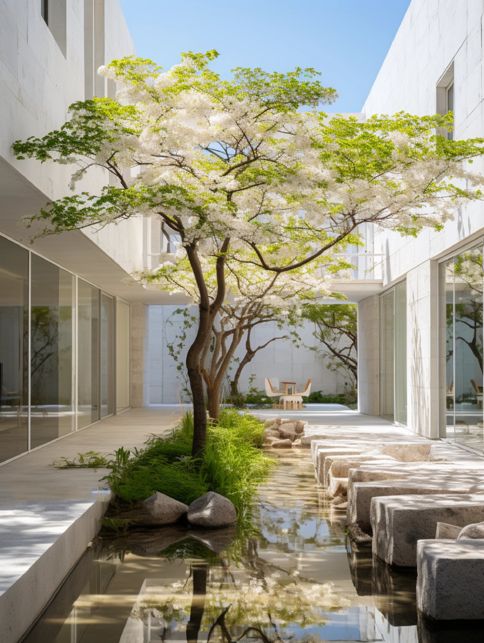 花园设计灵感|现代极简庭院 功能至上,至纯至简