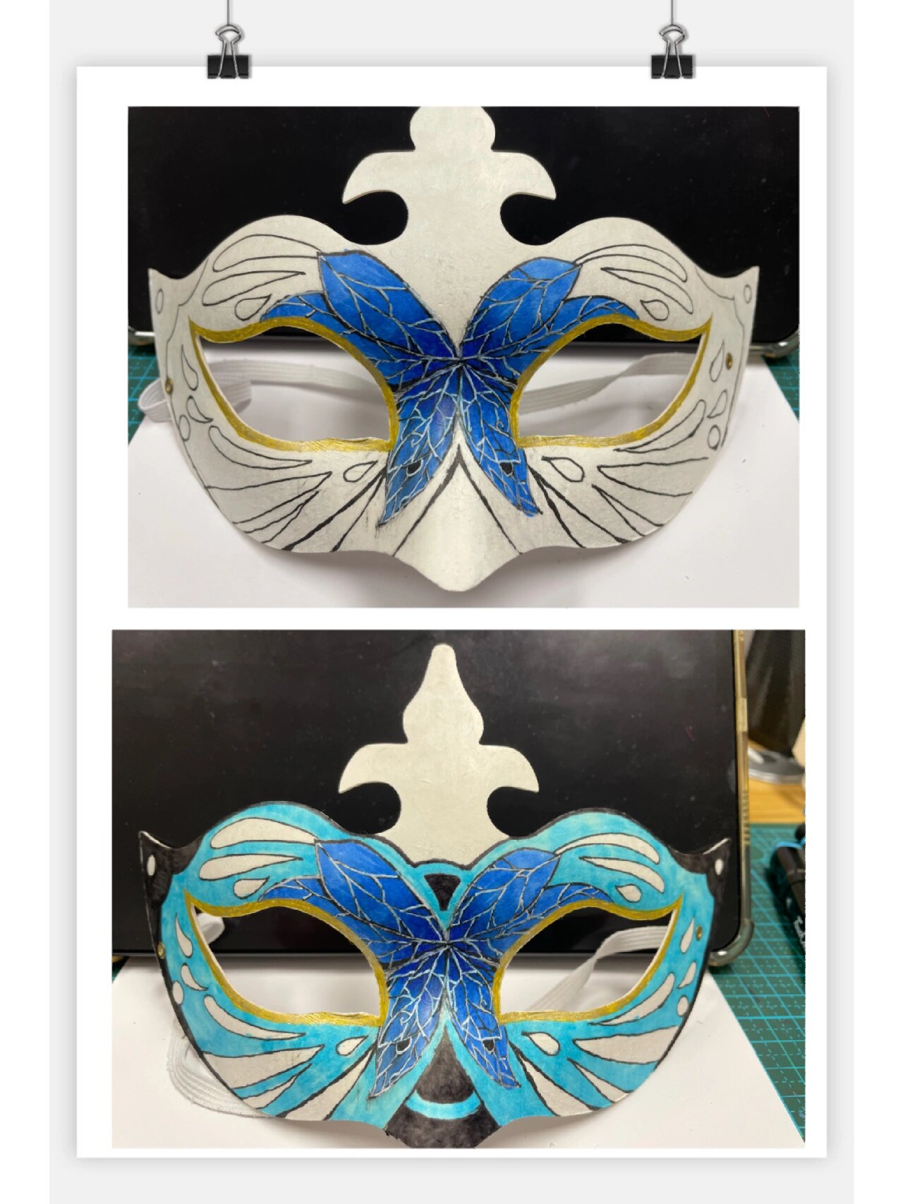 元旦节|手绘面具|假面舞会