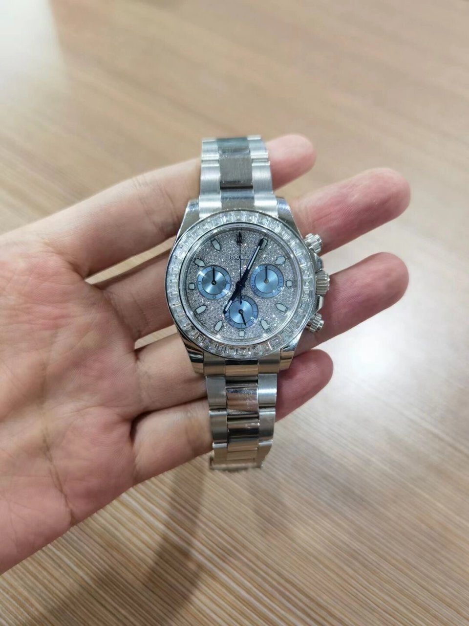 劳力士顶配铂金冰蓝116576tbr ref.