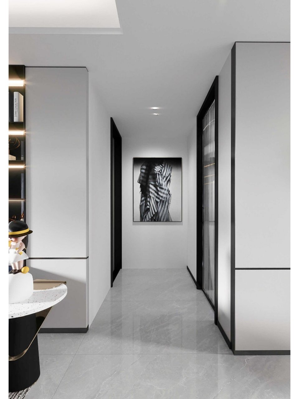 浅灰色地砖通铺,不后悔!