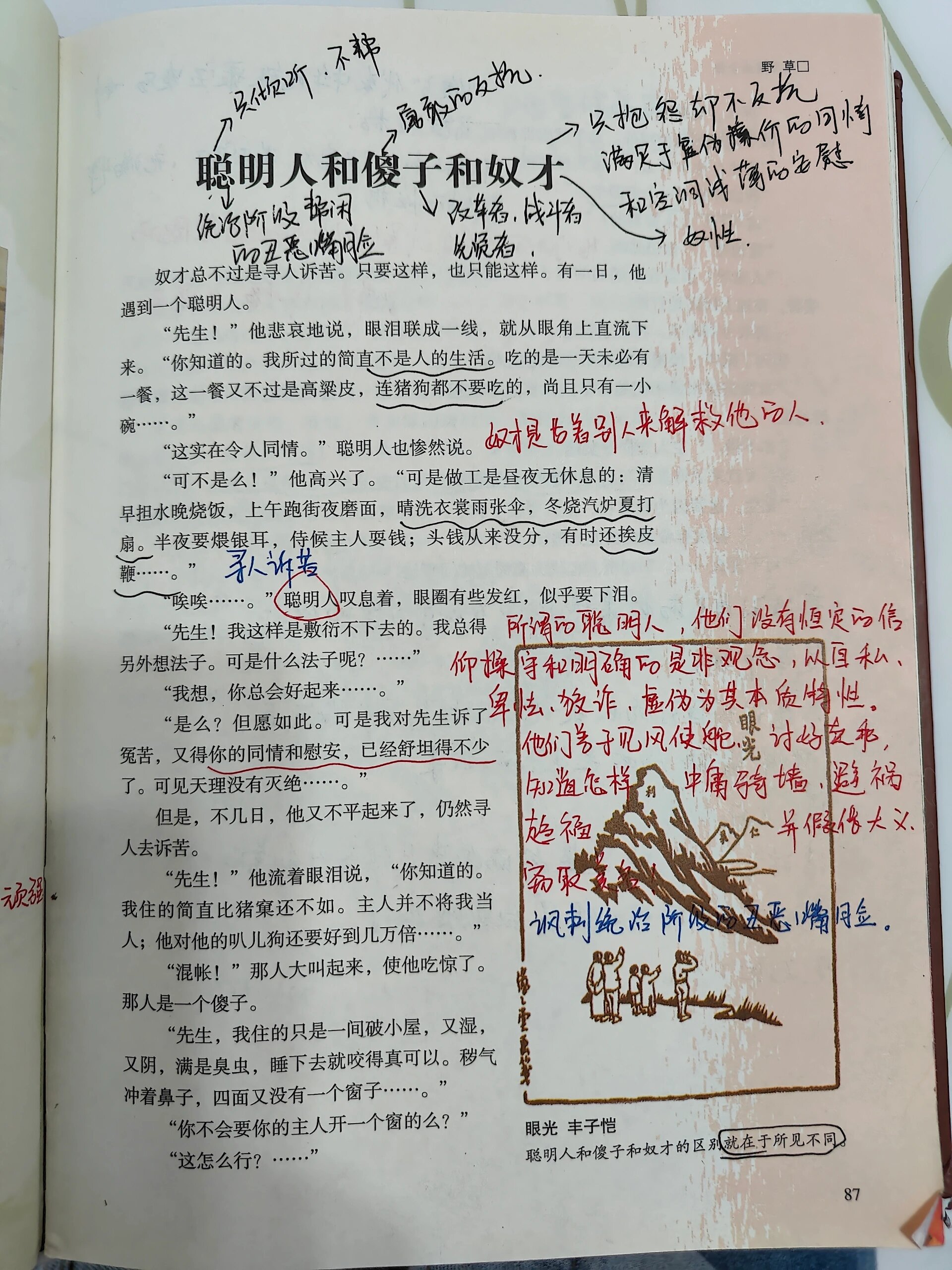 鲁迅【野草】二十一《聪明人和傻子和奴才》 《聪明人和傻子和奴才》