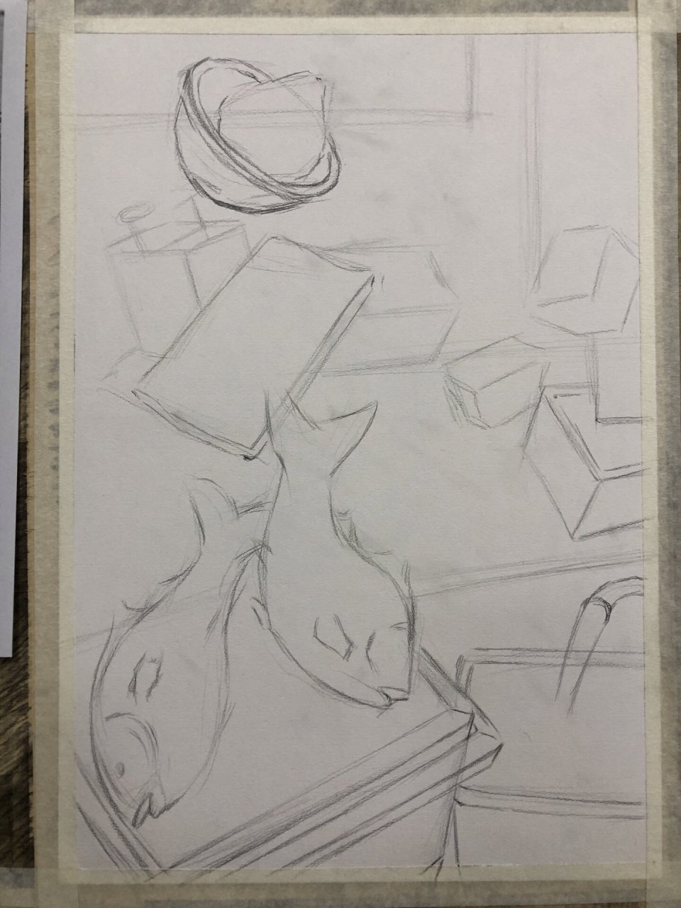 《失重 》主题设计素描