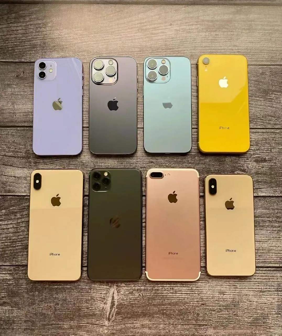 最顺眼的竟然是iphonexr 难道是颜色的原因吗 可是xr真的好好看哦手机